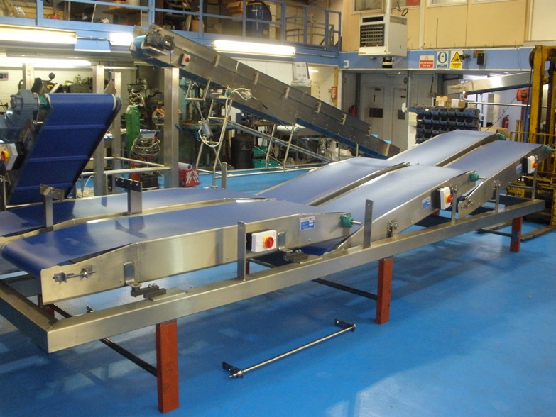 Conveyor Modules Built in Sections