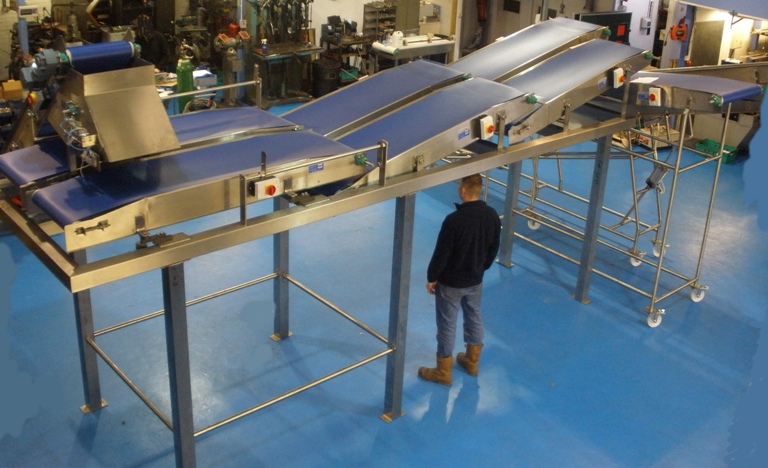Raise Module Conveyors in Sections