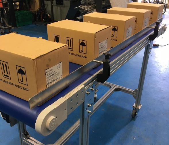 Cheapest Logistic Box Handling Conveyor in Aluminium