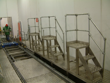 Inspection Steps above Chain Conveyor