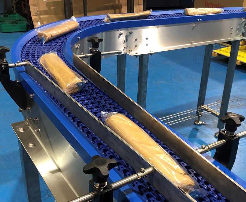 Pastry Roll Handling on Bakery Line